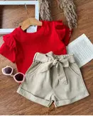 کراپ شورتک کتان در 7رنگ زیبا