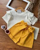 کراپ شورتک کتان در 7رنگ زیبا