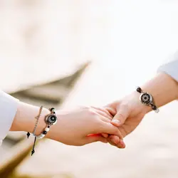 دستبند هوشمند ماه و خورشید ست(15)کد7394