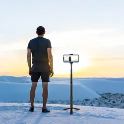 مونوپاد 110 سانتی‌متری به همراه سه‌پایه مخصوص دوربین‌های Insta360 برند PULUZ مدل PU815 | مناسب برای عکاسی و فیلم‌برداری حرفه‌ای