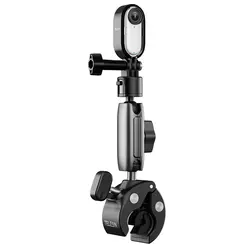پایه نگهدارنده دوربین TELESIN با گیره سوپر کلمپ 360 درجه مدل S3-HBM-01 مناسب موتور، دوچرخه و اسکوتر