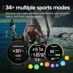 ساعت هوشمند ورزشی Suunto Run | ردیابی دقیق فعالیت‌ها و سلامت قلب