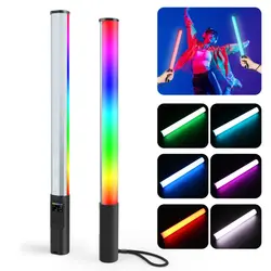 چراغ دستی عکاسی PULUZ مدل PU4140 | نور RGB کامل با 132 LED