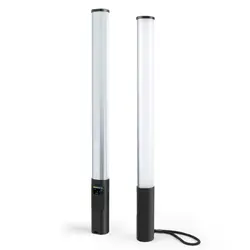چراغ دستی عکاسی PULUZ مدل PU4140 | نور RGB کامل با 132 LED