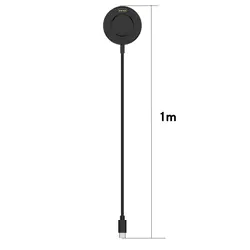 شارژر ساعت گارمین اینستینکت با رابط Type-C / USB-C و قابلیت انتقال داده مدل SYA001836217A (مشکی)