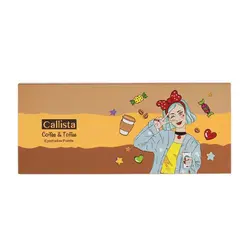 پالت سایه 10 رنگ کد 20 coffee and toffee کالیستا|Callista Eyeshadow Palette coffee and toffee - پارشال