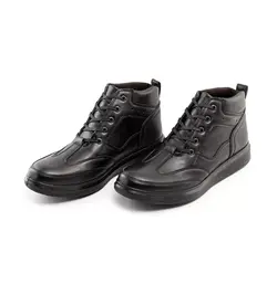 کفش نیم بوت چرم مصنوعی مردانه بند دار