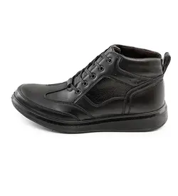 کفش نیم بوت چرم مصنوعی مردانه بند دار