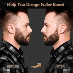 قلم هاشور حرفه ای ریش، مو و ابرو BEARD PEN