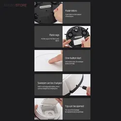 مینی جارو هوشمند شارژی