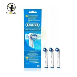سری یدک مسواک برقی اورال بی مدل PRECISION CLEAN بسته 3 عددی