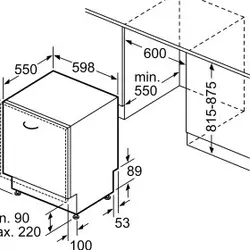 ماشین ظرفشویی توکار SMV46JX10Q