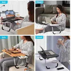 میز تحریر تاشو مناسب لپ تاپ و موبایل و تبلت 50*70با ارتفاع32
