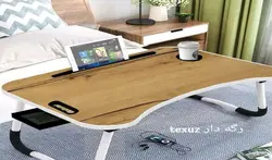 میز تحریر تاشو مناسب لپ تاپ و موبایل و تبلت 50*70با ارتفاع32