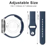 بند آی ویش مدل SILIC مناسب برای ساعت هوشمند سامسونگ 20 میلی متری Galaxy Watch Gear S2 / Gear S3 / Gear Sport / Active / Active2
