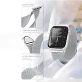 بند آی ویش مدل milan مناسب برای ساعت هوشمند K8 ULTRA PLUS 49 MM به همراه کاور بامپر