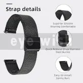 بند آی ویش مدل میلانس مناسب برای ساعت هوشمند سامسونگ 20 میلی متری Galaxy Watch Gear S2 / Gear S3 / Gear Sport / Active / Active2