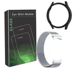 بند آی ویش مدل MILAN_4 مناسب برای ساعت هوشمند سامسونگ GALAXY WATCH 4 44 MM / 5 44 MM به همراه کاور بامپر