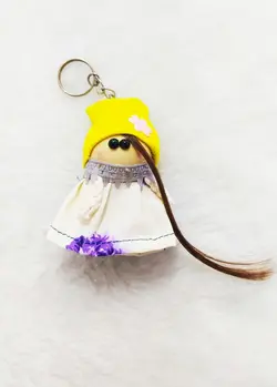 آویز عروسک کلاه دار