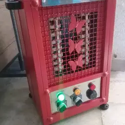 هیتر برقی فن دار تکفاز مدل 5 کیلو وات