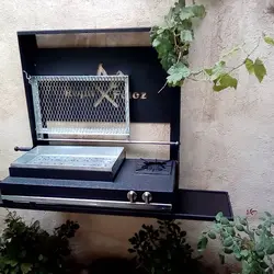 باربیکیو دیواری تاشو