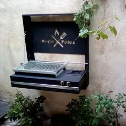 باربیکیو دیواری تاشو