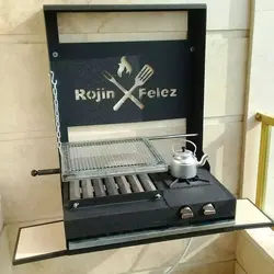 باربیکیو دیواری تاشو