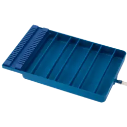 سینی رنگ‌آمیزی با جای لام شیاردار Staining Tray with Slide Holder - شرکت مدیا طب انشان