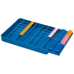 سینی رنگ‌آمیزی با جای لام شیاردار Staining Tray with Slide Holder - شرکت مدیا طب انشان