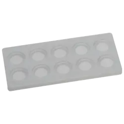 لام گوده‌دار سرولوژی سفید White Serology Cavity Spot Plate - شرکت مدیا طب انشان