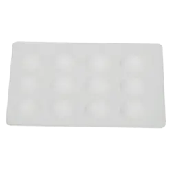 لام گوده‌دار سرولوژی سفید White Serology Cavity Spot Plate - شرکت مدیا طب انشان