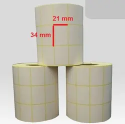 لیبل (برچسب) کاغذی سه ردیفه Paper Label 21×34 Three Rows
