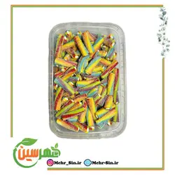پاستیل لوله ای لقمه ای شکری(800 گرمی) مارابو
