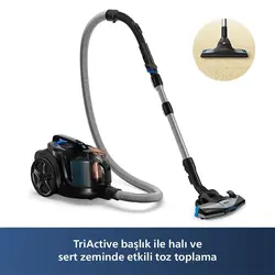 جاروبرقی بدون کیسه گرد و غبار روزانه ماراتن فیلیپس XB7150/07 PowerCyclone 8