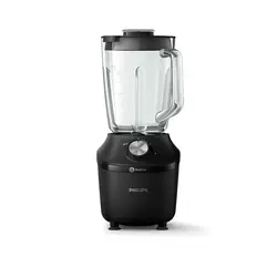 مخلوط کن Philips با لیوان شیشه ای، سیستم ProBlend، ظرفیت 2 لیتر، 2 تنظیم سرعت و پالس، 600 وات، مشکی