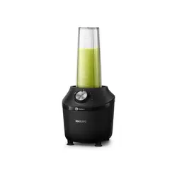 مخلوط کن Philips با لیوان شیشه ای، سیستم ProBlend، ظرفیت 2 لیتر، 2 تنظیم سرعت و پالس، 600 وات، مشکی