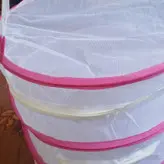 توری خشک کن  میوه و سبزی ، گل محمدی 5 طبقه زیپ دار  با میله های ضد زنگ و مقاوم در برابر  آفتاب