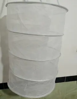 توری 4 طبقه خشک کن میوه و گل محمدی و سبزیجات زیپ دار  با میله های ضد زنگ و مقاوم در برابر  آفتاب