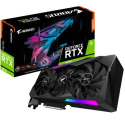 کارت گرافیک  GIGABYTE  RTX 3070  Aorus master ( درحد نو )