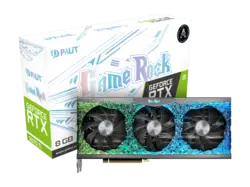 کارت گرافیک PALIT  RTX 3070Ti GameRock  8GB ( درحد نو )