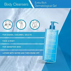 ژل پاک کننده پوست غنی شده اوریاژ URIAGE - آرشام بیوتی | محصولات آرایشی و زیبایی