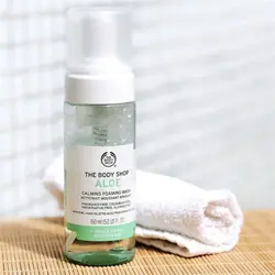 فوم شستشو صورت بادی شاپ مدل آلوئه ورا Body Shop - آرشام بیوتی | محصولات آرایشی و زیبایی