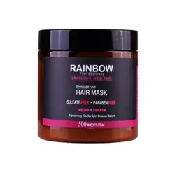 ماسک مو رینبو قرمز مخصوص موهای آسیب دیده - آرشام بیوتی | محصولات آرایشی و زیبایی