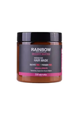 ماسک مو رینبو قرمز مخصوص موهای آسیب دیده - آرشام بیوتی | محصولات آرایشی و زیبایی