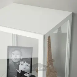 کابینت درب شیشه ای ایکیا مدل IKEA BLÅLIDEN رنگ سفید