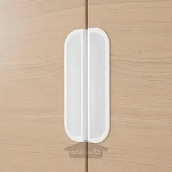 ترکیب ذخیره سازی ایکیا مدل IKEA GALANT رنگ روکش بلوط با رنگ سفید