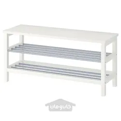 نیمکت با محل نگهداری کفش ایکیا مدل IKEA TJUSIG