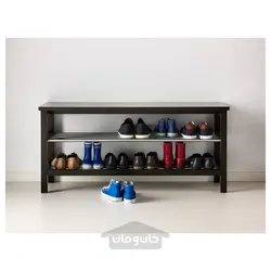 نیمکت با محل نگهداری کفش ایکیا مدل IKEA TJUSIG