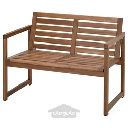 نیمکت با تکیه گاه، در فضای باز ایکیا مدل IKEA NÄMMARÖ