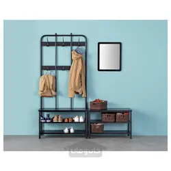 نیمکت با محل نگهداری کفش ایکیا مدل IKEA PINNIG